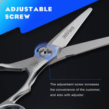Professional Hair Cutting Scissors, 6.5" Sirabe Extremely Sharp Blades, Barber Hair Scissors Professional, Hair Shears Haircut Scissors for Home Salon Hairdressing, Men and Women