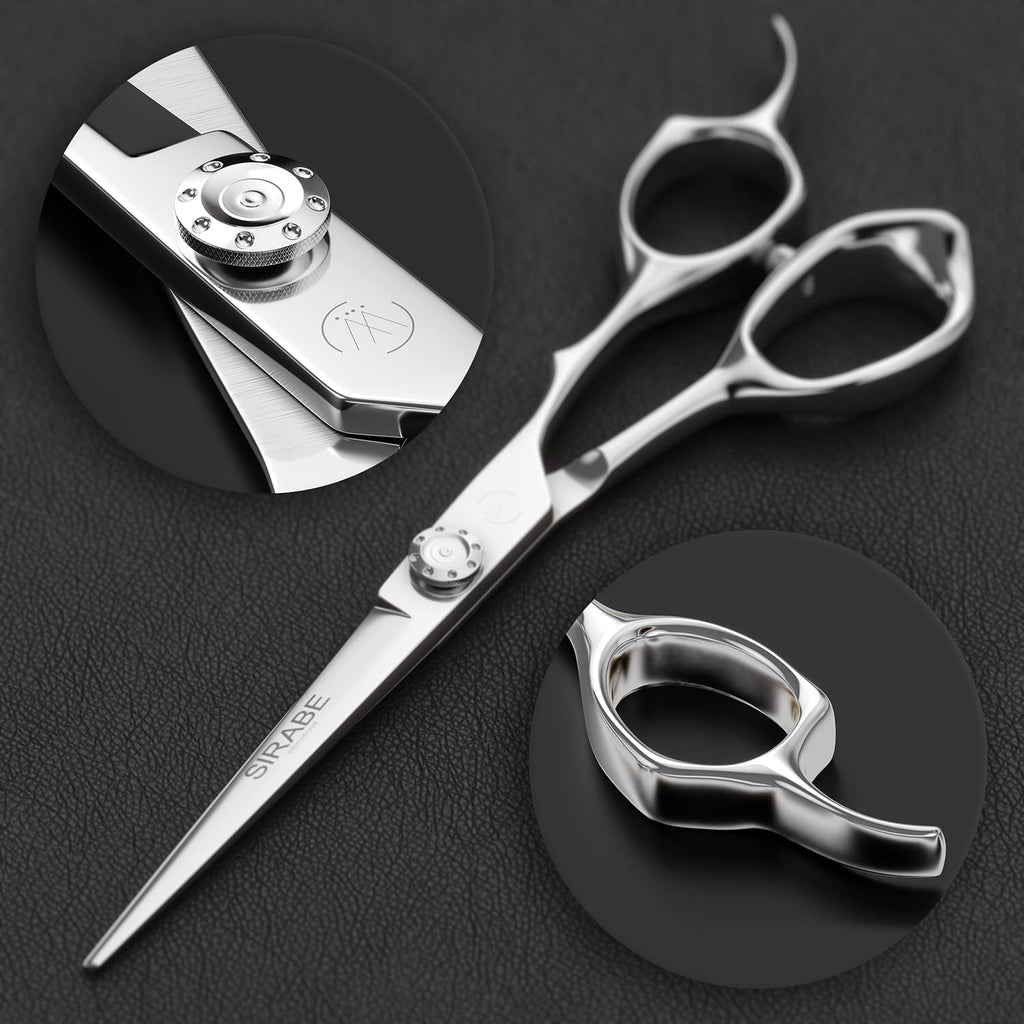Hair Cutting Scissors,Professional Hair Scissors 6.5 inch Right-Hand Razor  Edge Barber Scissors Salon