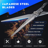 Professional Hair Cutting Scissors, 6.5" Sirabe Extremely Sharp Blades, Barber Hair Scissors Professional, Hair Shears Haircut Scissors for Home Salon Hairdressing, Men and Women
