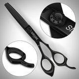 Professional Hair Thinning Shears Cutting Teeth Scissors,Sirabe 6.5" Barber Blending Texturizing Shears Razor Edge Haircut Scissor for Women Men, Japanese Stainless Steel for Home Salon Hairdressing