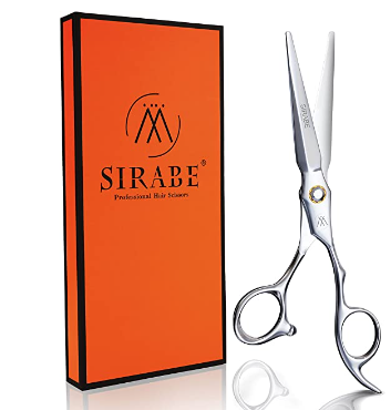 Sirabe HIGH-END Professional Hair Scissors, Ultra Sharp Blades for Precise Cutting, Hair Cutting Scissors Barber Shears Haircut Scissors, Made of 440C Stainless Steel for Salon Hairdressing